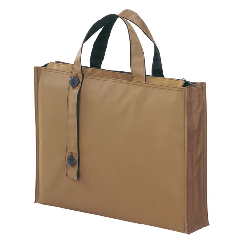 ★まとめ買い★リヒトラブ　キャリングバッグ　ワイド　茶　A-7651-9　×6個【返品・交換・キャンセル不可】【イージャ...