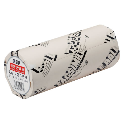 ★まとめ買い★アジア原紙　感熱記録紙(FAX用)　超高感度品　A4　A4-216V　×6個【返品・交換・キャンセル不可】... 9,389円