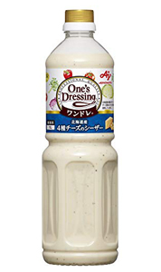 【送料無料】★まとめ買い★　味の素　ワンドレ　北海道産　４種のチーズのシーザー　１Ｌ　×6個【イージャパンモール】 5,374円