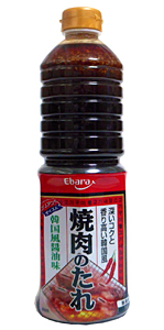 【送料無料】★まとめ買い★　エバラ 焼肉のたれ韓国風醤油味 1L 　×6個【イージャパンモール】