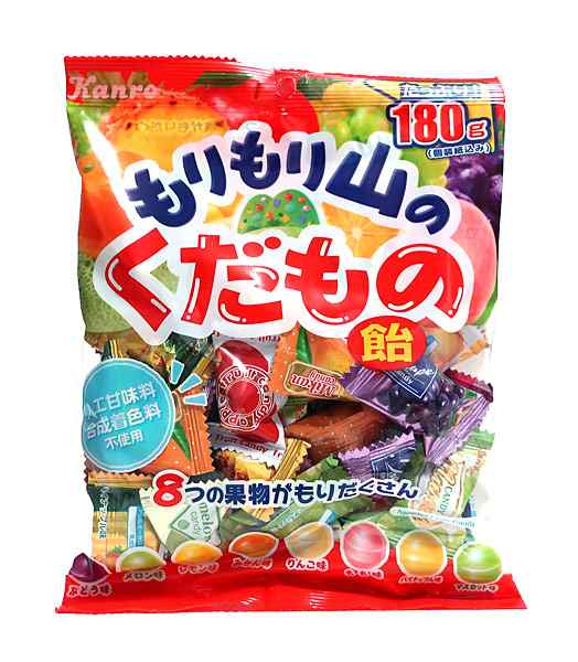 売れ筋介護用品も！ カンロ もりもり山のくだもの飴 180g ×6袋