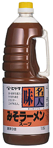 ★まとめ買い★　ヒゲタ　味名人みそラーメンスープ　１．８Ｌ　×6個【イージャパンモール】