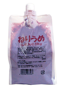 ★まとめ買い★　テーオー　ねりうめ　しそ入り　１Ｋｇ　×6個【イージャパンモール】