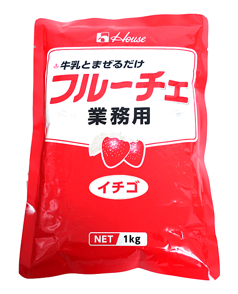 【送料無料】★まとめ買い★　ハウス　業務用フルーチェ（いちご）　１ｋｇ　×6個【イージャパンモール】 送料無料】☆まとめ買い☆ ハウス フルーチェ業務用（いちご） 1kg