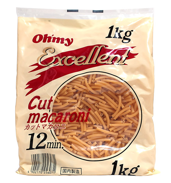 ★まとめ買い★　ニップン　オーマイエクセレント　カットマカロニ　1ｋｇ　×8個【イージャパンモール】の通販は 5,616円