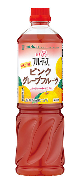 【送料無料】★まとめ買い★　ミツカン　フルーティス　りんご酢　ピンクグレープフルーツ　１Ｌ　×8個【イージャパンモール】の通販は 7,486円
