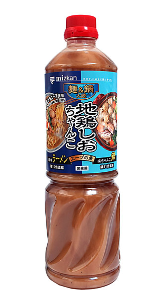 【送料無料】★まとめ買い★　ミツカン　麺＆鍋大陸　地鶏しおちゃんこスープの素　1180ｇ　×8個【イージャパンモール】