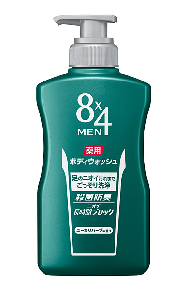 ★まとめ買い★　８ｘ４メン薬用ボディウォッシュ　ホンタイ　４００ｍｌ　×9個【イージャパンモール】