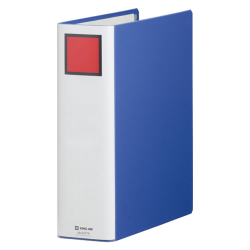 ★まとめ買い★キングジム　キングファイルSDDE　A4S　青　2477Aアオ　×10個【返品・交換・キャンセル不可】【イ...