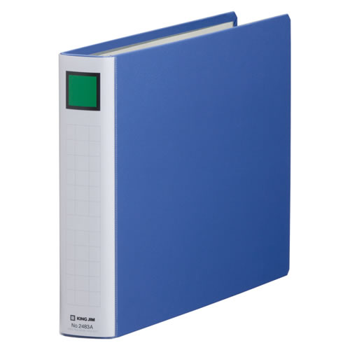 ★まとめ買い★キングジム　キングファイルSDDE　A4E　青　2483Aアオ　×10個【返品・交換・キャンセル不可】【イ...