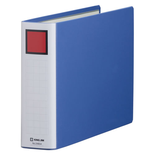 ★まとめ買い★キングジム　キングファイルSDDE　A4E　青　2485Aアオ　×10個【返品・交換・キャンセル不可】【イ...