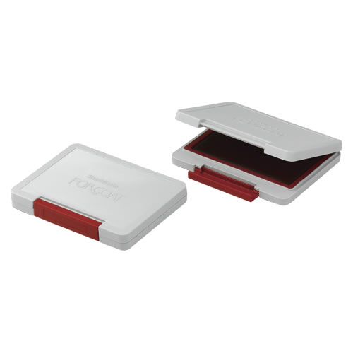 ★まとめ買い★シヤチハタ　フォアコートスタンプ台　大形　赤　HCN-3-R　×10個【返品・交換・キャンセル不可】【イー...