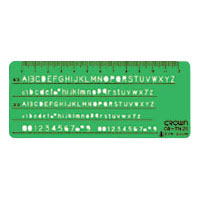 ★まとめ買い★クラウン　エッヂ付定規　英/数字　CR-TN20-G　×10個【返品・交換・キャンセル不可】【イージャパン...