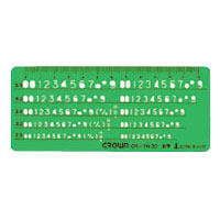 ★まとめ買い★クラウン　エッヂ付定規　英/数字　CR-TN30-G　×10個【返品・交換・キャンセル不可】【イージャパン...