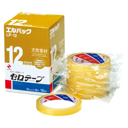 ★まとめ買い★ニチバン　セロテープ　エルパック　　【12巻】　LP-12　×10個【返品・交換・キャンセル不可】【イージ...の通販は 14,046円