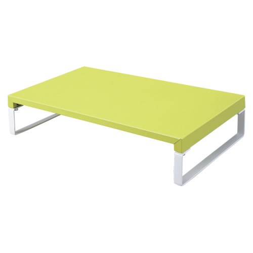 ★まとめ買い★リヒトラブ　机上台　390mm　黄緑　A-7330-6　×10個【返品・交換・キャンセル不可】【イージャパ...