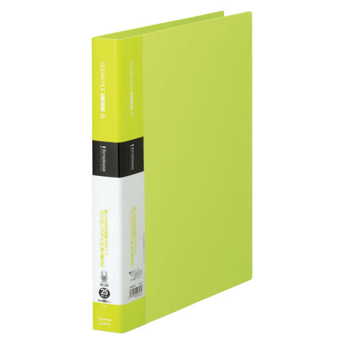 ★まとめ買い★キングジム　シンプリーズクリアーF差替式25P黄緑　138SPWキミ　×10個 キングジム シンプリーズ クリアーファイル A4タテ 差替式 25ポケット