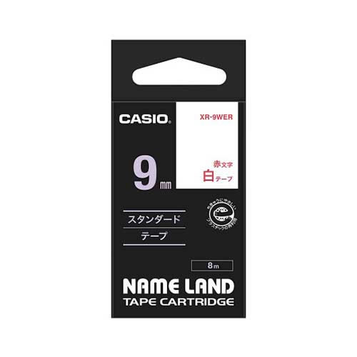 ★まとめ買い★カシオ　ネームランドテープ　XR-9WER　×10個【返品・交換・キャンセル不可】【イージャパンモール】