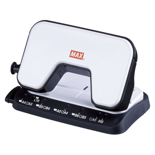 ★まとめ買い★マックス　軽あけパンチ　SCOOVA　ホワイト　DP-15T/W　×10個【返品・交換・キャンセル不可】【...