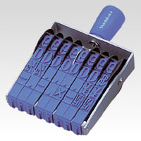 ★まとめ買い★シヤチハタ　欧文8連　5号　明朝体　CF-85M　×10個【返品・交換・キャンセル不可】【イージャパンモール】