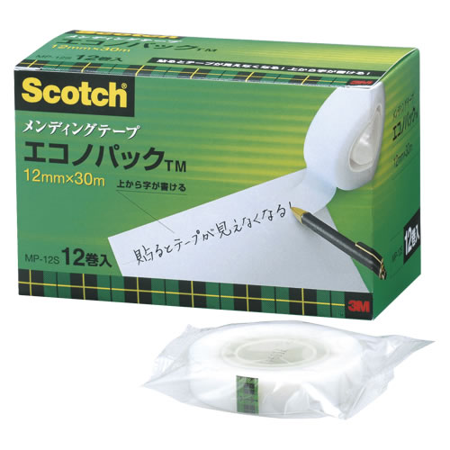 ★まとめ買い★スリーエム　メンディングテープ　エコノパック12巻入　MP-12S　×10個【返品・交換・キャンセル不可】...