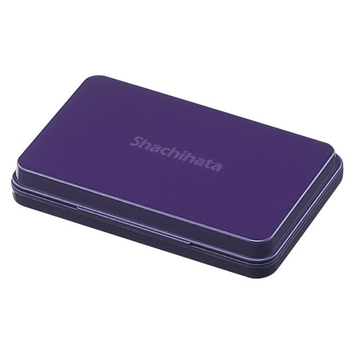 ★まとめ買い★シヤチハタ　シヤチハタスタンプ台　中型　紫　HGN-2-V　×10個【返品・交換・キャンセル不可】【イージ...