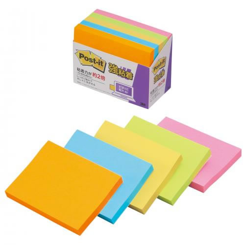 ★まとめ買い★スリーエム　ポストイット　強粘着　ノート　657-5SSAN　×10個【返品・交換・キャンセル不可】【イー...