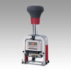 ★まとめ買い★マックス　手にやさしいナンバリング　NR-607A　NR-607A　×10個【返品・交換・キャンセル不可】...の通販は 124,412円