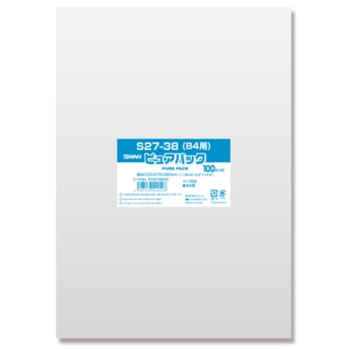 ★まとめ買い★シモジマ　Nピュアパック　S-B4　100枚　6798254　×10個【返品・交換・キャンセル不可】【イー...