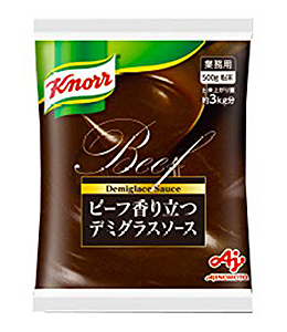 ★まとめ買い★　味の素　クノール　ビーフ香り立つデミグラスソース　５００ｇ　×10個【イージャパンモール】