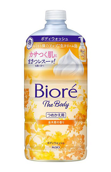 【送料無料】★まとめ買い★　花王　ビオレ ザボディ　泡タイプ　金木犀の香り　替780ml　×10個【イージャパンモール】