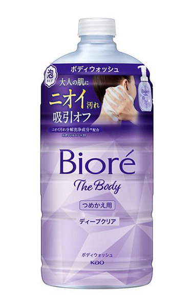 【送料無料】★まとめ買い★　花王　ビオレ ザボディ　泡タイプ　ディープクリア　替740ml　×10個【イージャパンモール】
