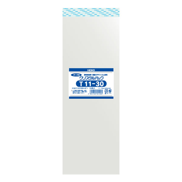 クリスタルパック　Ｔ　１１−３０　１０束（１０００枚）【イージャパンモール】