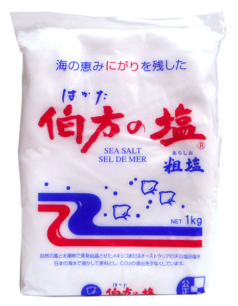 【送料無料】★まとめ買い★　伯方塩業　伯方の塩（粗塩）　１Ｋｇ　×10個【イージャパンモール】の通販は