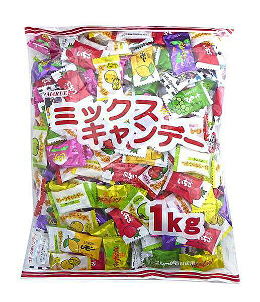 【送料無料】★まとめ買い★　マルエ　ミックスキャンデー　１ｋｇ　×10個【イージャパンモール】