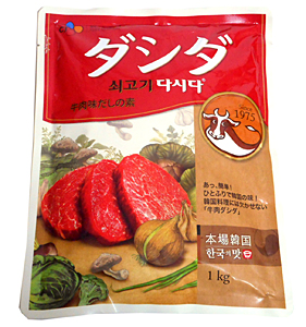 ★まとめ買い★　ＣＪ　牛ダシダ　袋　１Ｋｇ　×10個【イージャパンモール】