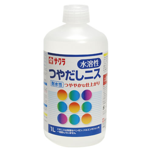 ★まとめ買い★サクラクレパス　つやだしニス1L　KV1000N　×12個【返品・交換・キャンセル不可】【イージャパンモール】
