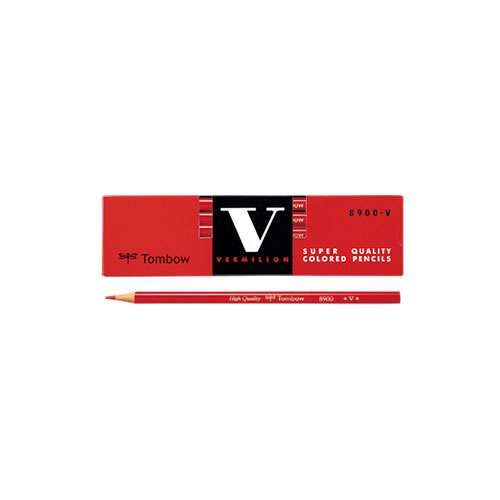 ★まとめ買い★トンボ鉛筆　赤鉛筆　8900　8900-V　×12個【返品・交換・キャンセル不可】【イージャパンモール】