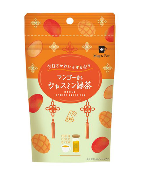 ★まとめ買い★　Tokyo Tea Trading　Mug&amp;Pot マンゴー香るジャスミン緑茶　12g　×12個...