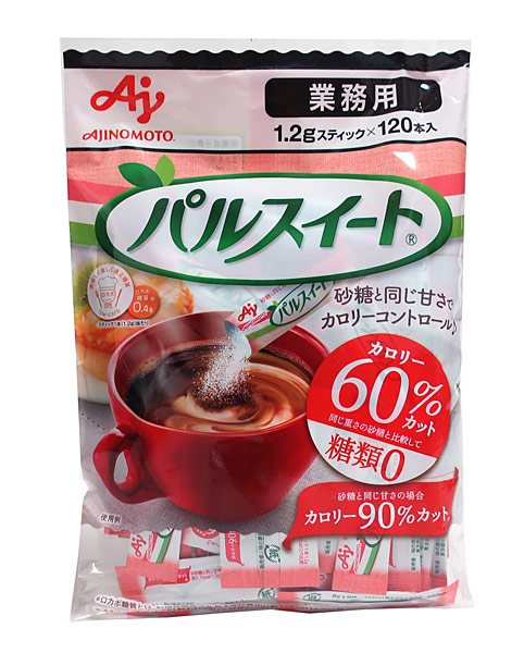 【送料無料】★まとめ買い★　味の素　パルスイートスティック　１２０本　×12個【イージャパンモール】