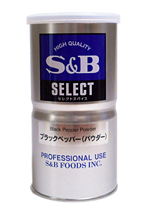 【送料無料】★まとめ買い★　SB ブラックペッパーパウダー L缶 370g　×12個【イージャパンモール】