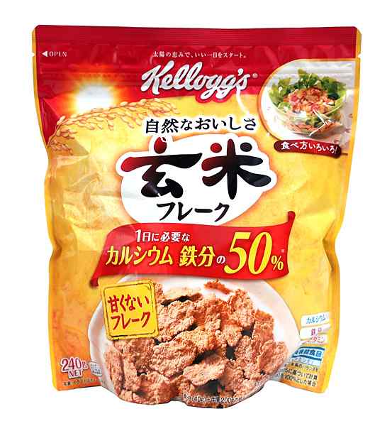 送料無料】☆まとめ買い☆ ケロッグ 玄米フレーク 240g ×12個