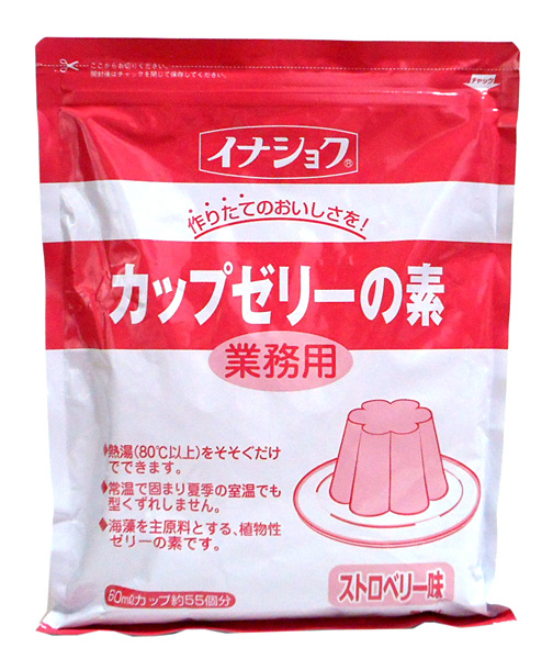★まとめ買い★　伊那　カップゼリーの素 ストロベリー　600g　×12個【イージャパンモール】の通販は