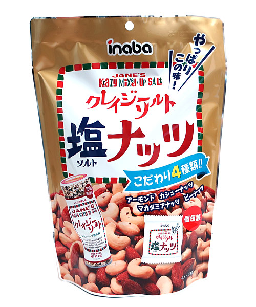 【送料無料】★まとめ買い★　稲葉　クレイジーソルトナッツ　１４０ｇ　×12個【イージャパンモール】
