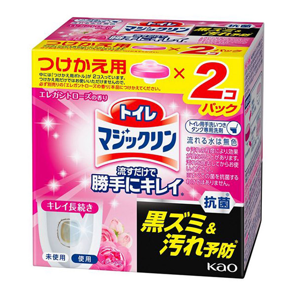 【送料無料】★まとめ買い★　トイレマジックリン　流すだけで勝手にキレイ　エレガントローズ　付替　８０ｇ×２　×12個【イ... 6,806円