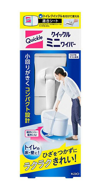 【送料無料】★まとめ買い★　花王　クイックル　ミニワイパー　１組　×12個【イージャパンモール】