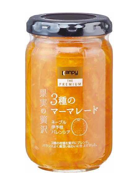 ★まとめ買い★　加藤産業　果実の贅沢 ３種のマーマレード　185ｇ　×12個【イージャパンモール】