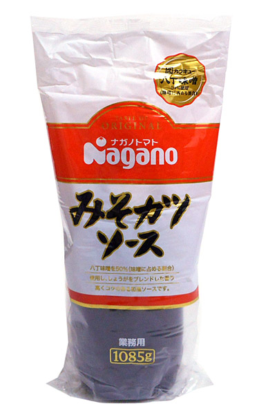【送料無料】★まとめ買い★　ナガノ　みそカツソース　１．０８５ｋｇ　×12個【イージャパンモール】