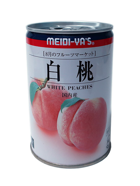 ★まとめ買い★ 明治屋 フルーツ証券業界白桃 425ｇ ×12個【イージャパンモール】