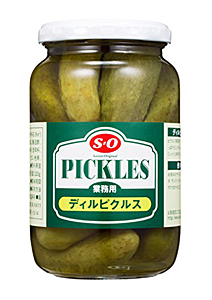 【送料無料】★まとめ買い★　S=O ディルピクルス 瓶入　385g　×12個【イージャパンモール】